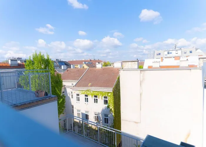 Luxury Penthouse 2-floors With Private Terrace Near Prater And Center. Διαμέρισμα