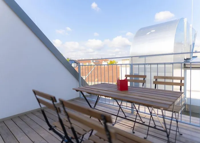 Luxury Penthouse 2-floors With Private Terrace Near Prater And Center. Wien
