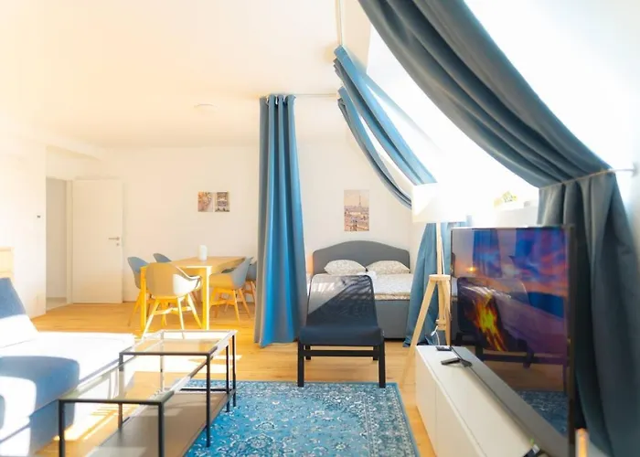 Luxury Penthouse 2-floors With Private Terrace Near Prater And Center. Apartment