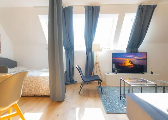 Διαμέρισμα Luxury Penthouse 2-floors With Private Terrace Near Prater And Center.